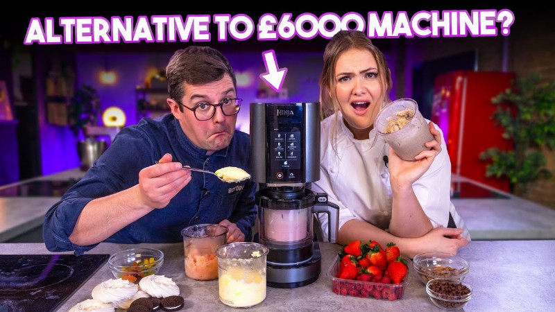 2 Chefs Test Home Alternative To £6000 Restaurant Ice Cream Machine : Sorted Food