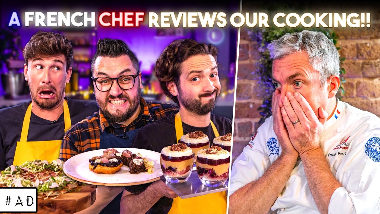A French Chef Reviews Our 3 Course French Cooking!! : Sortedfood