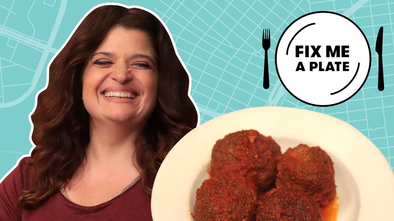 image 0 Alex Eats Classic Meatballs And Sauce From Villa Di Roma : Fix Me A Plate : Food Network