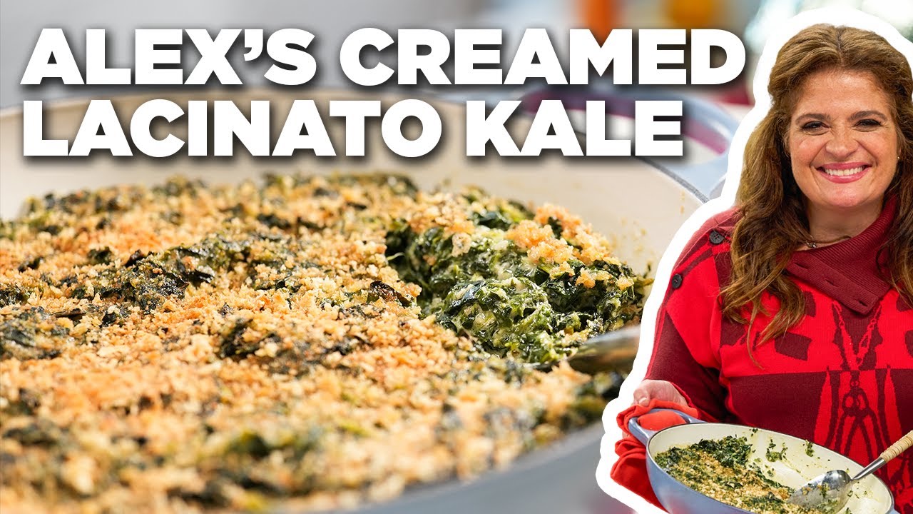 image 0 Alex Guarnaschelli's Creamed Lacinato Kale : The Kitchen : Food Network