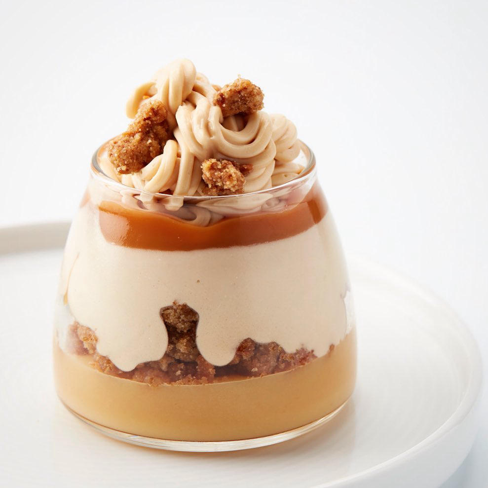 image  1 Antonio Bachour - Dulcey Blond Verrine , one of the desserts of the chocolate chapter of my book Bac
