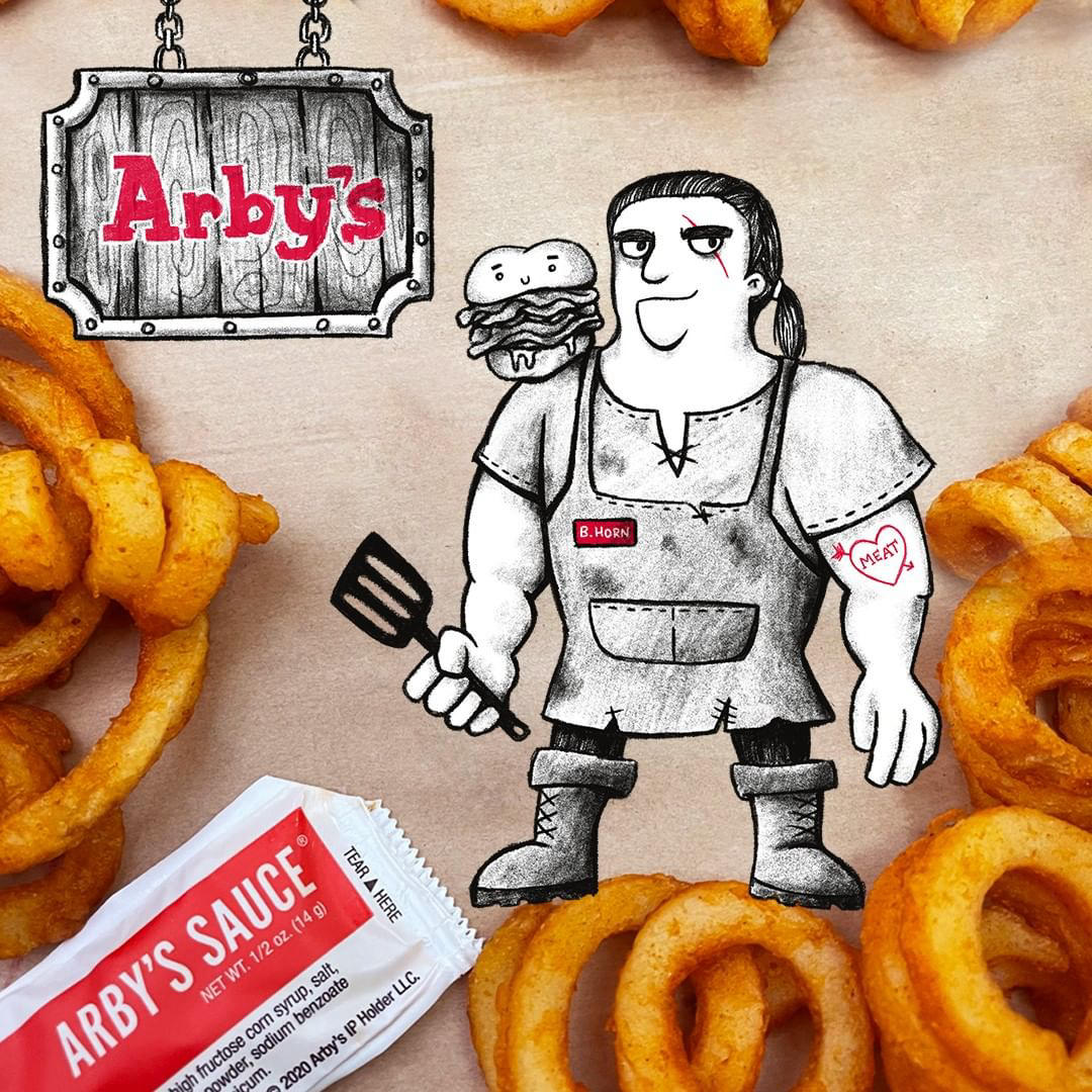 image  1 Arby's - Feel free to take up the title of Beefhorn the Arbarian for your next epic campaign