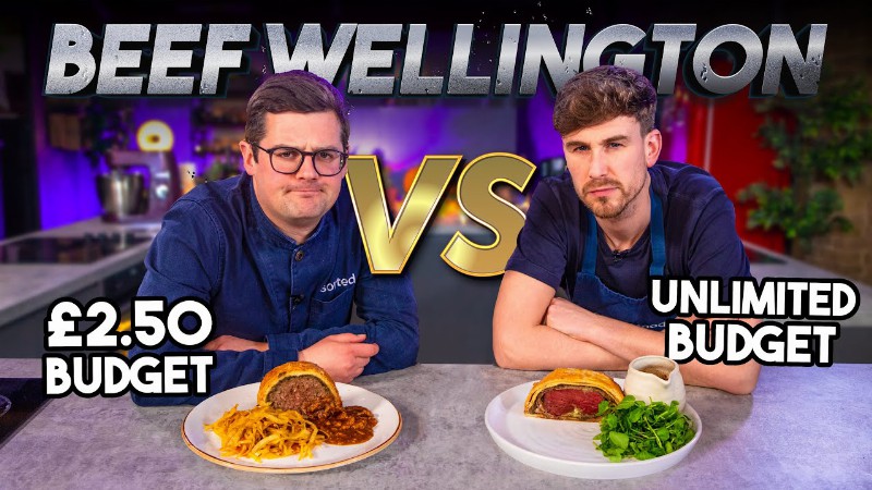 Beef Wellington Budget Battle : Chef (£2.50) Vs Normal (unlimited Budget) : Sorted Food
