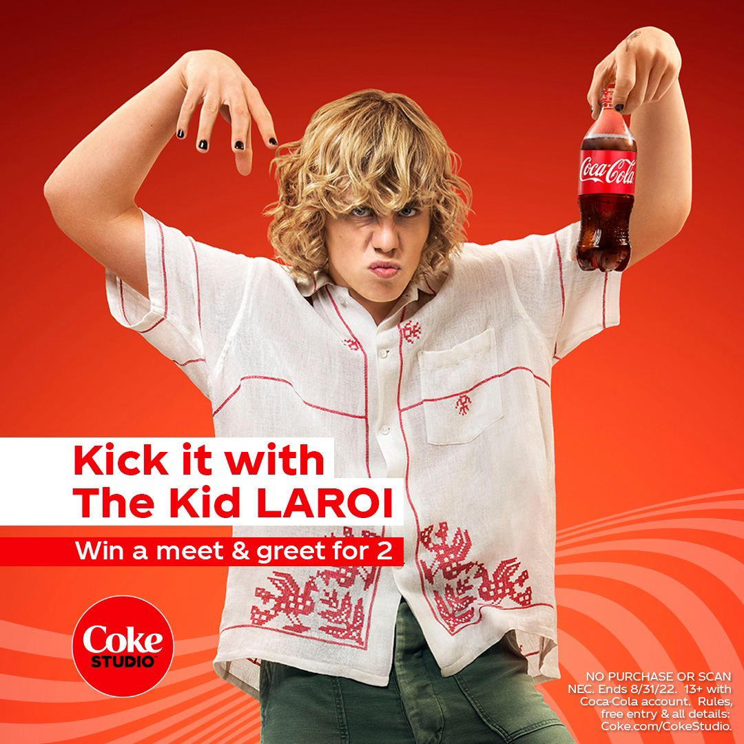 image  1 Coca-Cola - Even if you’re a “Thousand Miles” away, we’ll fly you in to meet #thekidlaroi before his