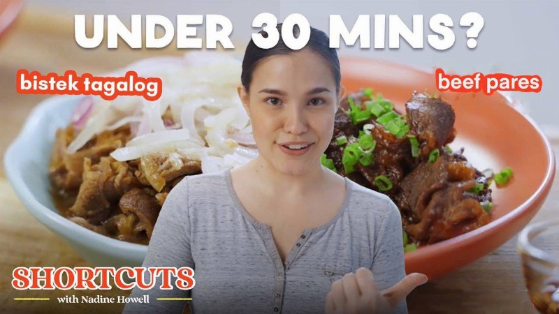 Easy Bistek Tagalog And Beef Pares 2 In 1 Recipe  : Shortcuts With Nadine Howell