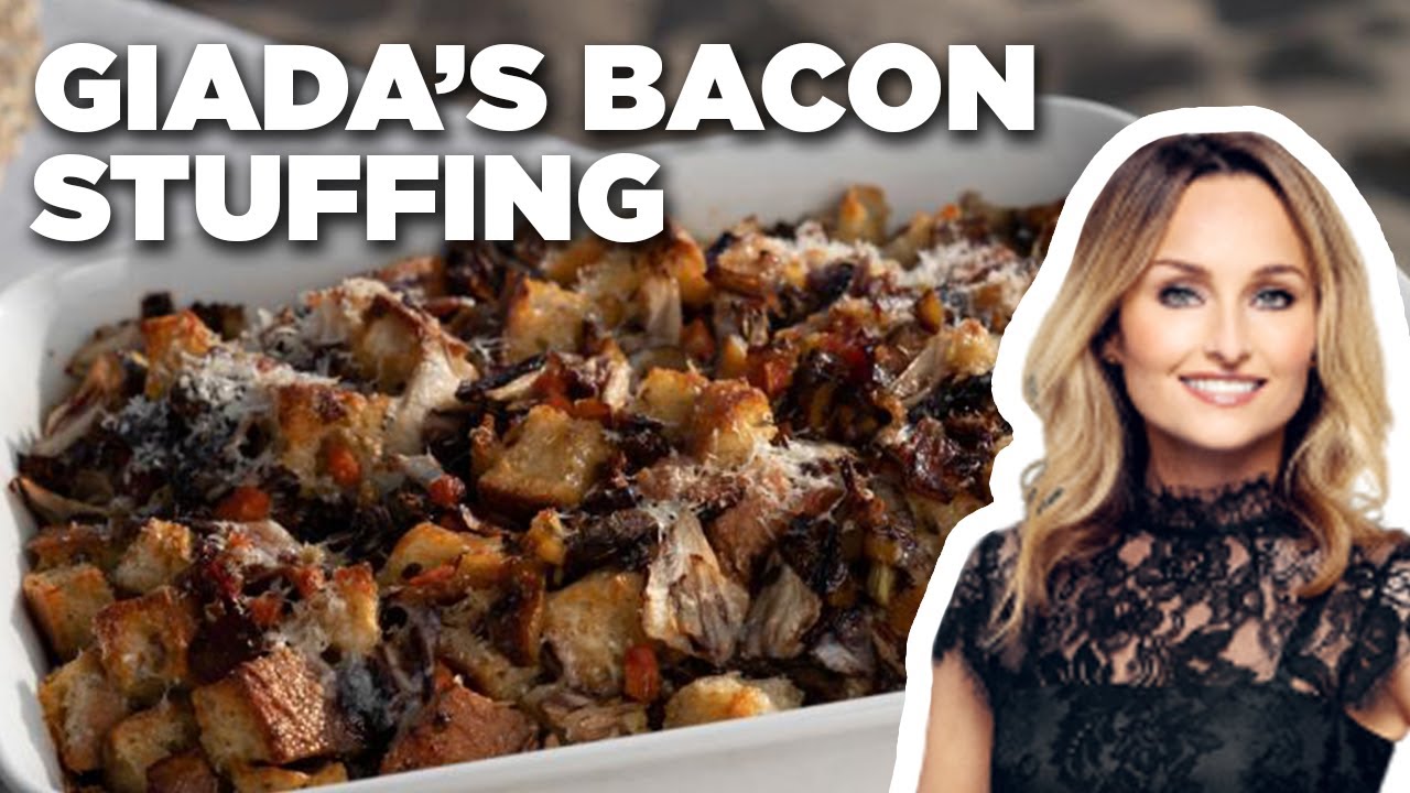 Giada De Laurentiis' Bacon Stuffing : Giada's Holiday Handbook : Food Network