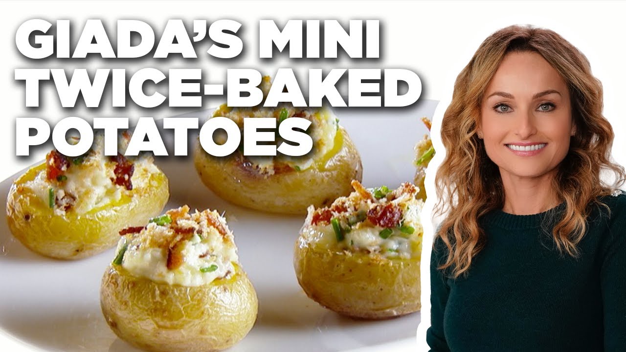 Giada De Laurentiis' Mini Twice-baked Potatoes : Giada At Home : Food Network