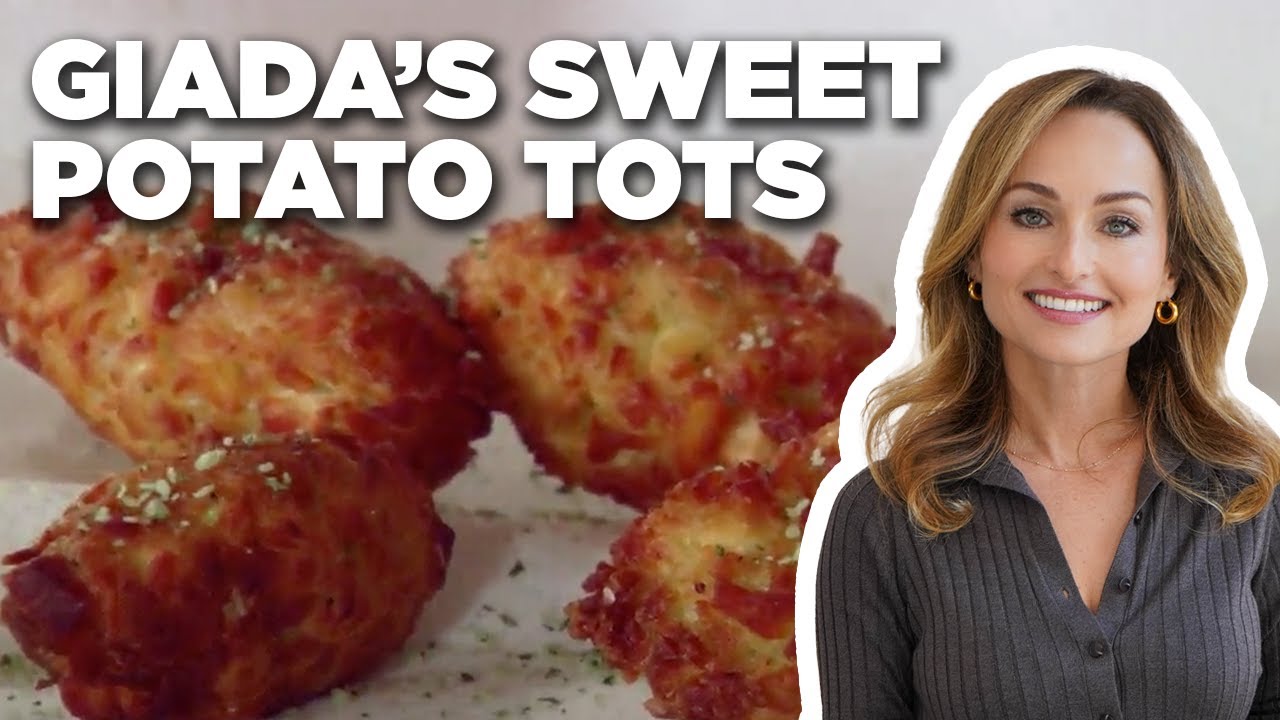 image 0 Giada De Laurentiis' Sweet Potato Tots With Dill Dust : Giada At Home : Food Network