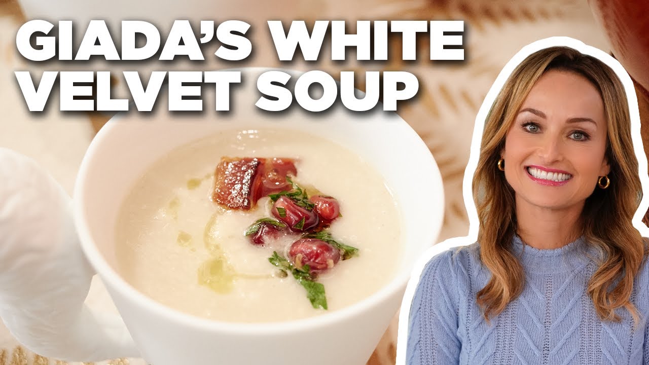 Giada De Laurentiis' White Velvet Soup : Giada's Holiday Handbook : Food Network