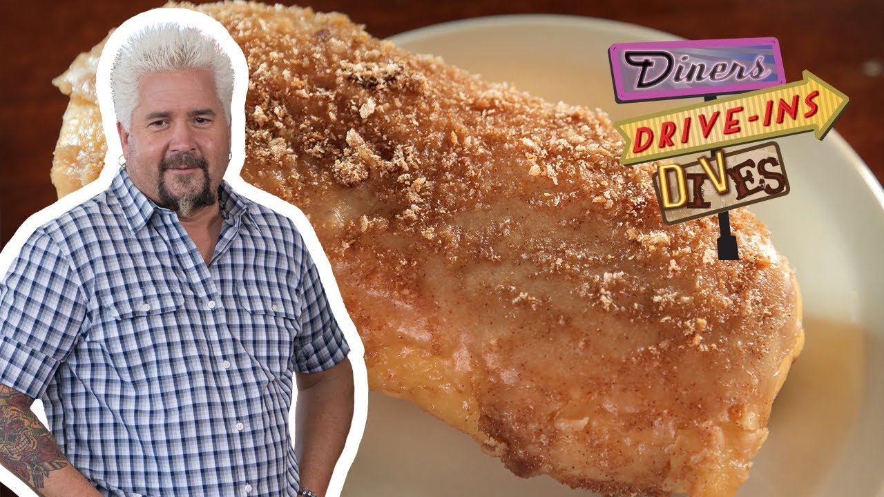 image 0 Guy Fieri Tries A Maple Bar : Diners Drive-ins And Dives : Food Network