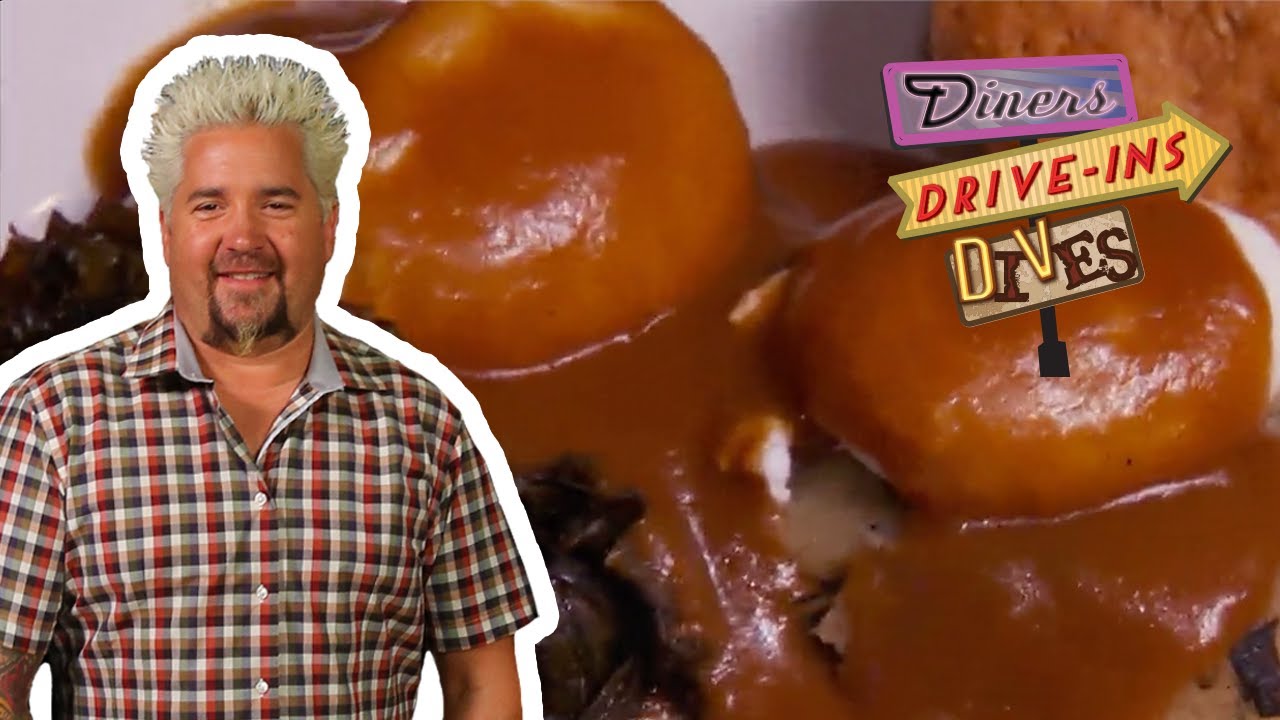 image 0 Guy Fieri Tries Southern Bubble And Squeak : Diners Drive-ins And Dives : Food Network