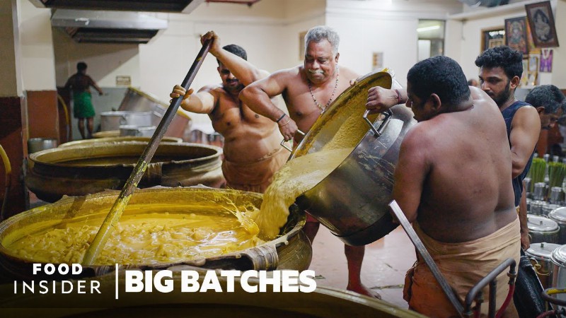 How 150000 People Are Fed For Onam In Kerala India : Big Batches : Food Insider
