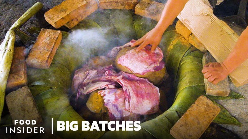 How 500 Pounds Of Lamb Barbacoa Is Cooked Every Weekend In Texcoco Mexico : Big Batches