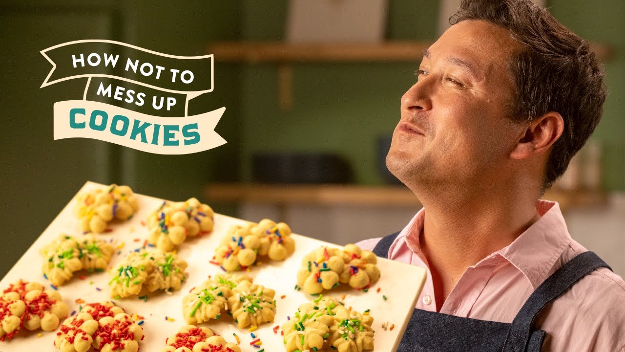 How Not To Mess Up Cookies: Butter Spritz Cookies : Food Network
