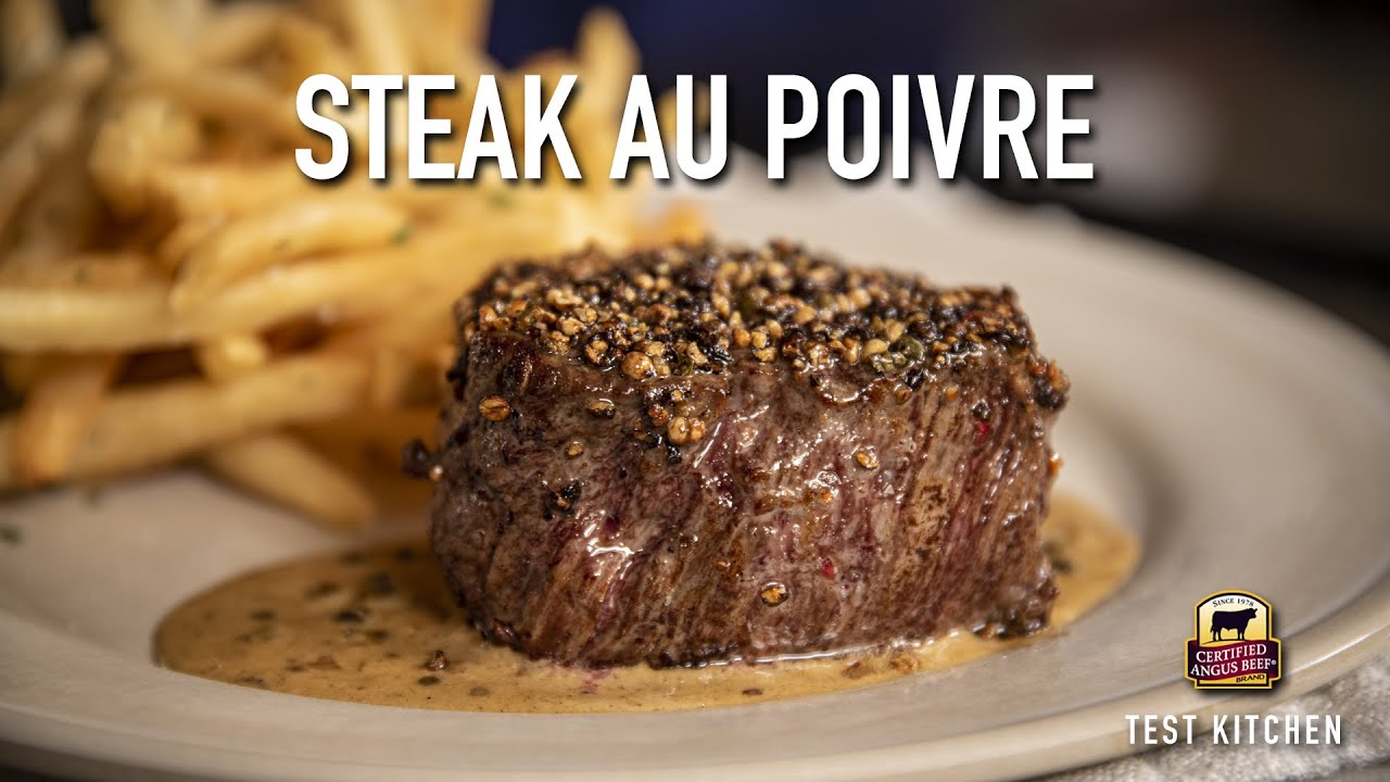 image 0 How To Make Steak Au Poivre : Classic French Recipe