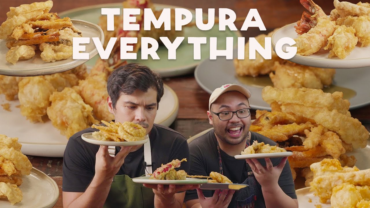 How To Make Tempura (prawns Pineapples Hot Dogs...) With Erwan Heussaff And Chef Martin