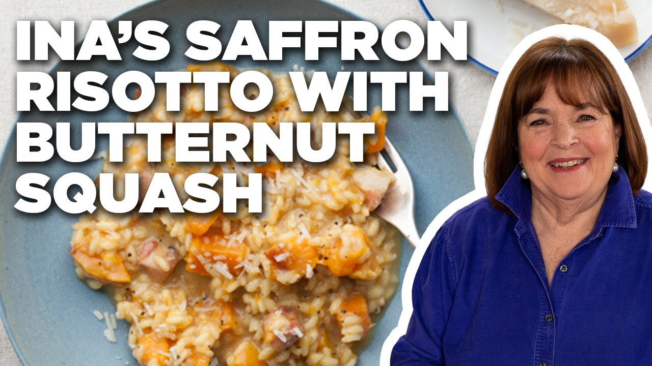 Ina Garten's Saffron Risotto With Butternut Squash : Barefoot Contessa : Food Network