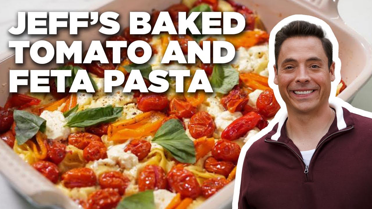 image 0 Jeff Mauro's Better Than Trendy Baked Tomato And Feta Pasta : The Kitchen : Food Network