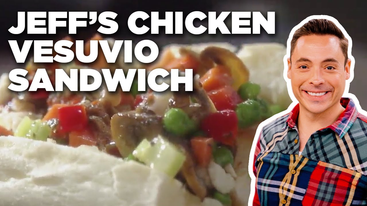 Jeff Mauro's Chicken Vesuvio Sandwich : Sandwich King : Food Network