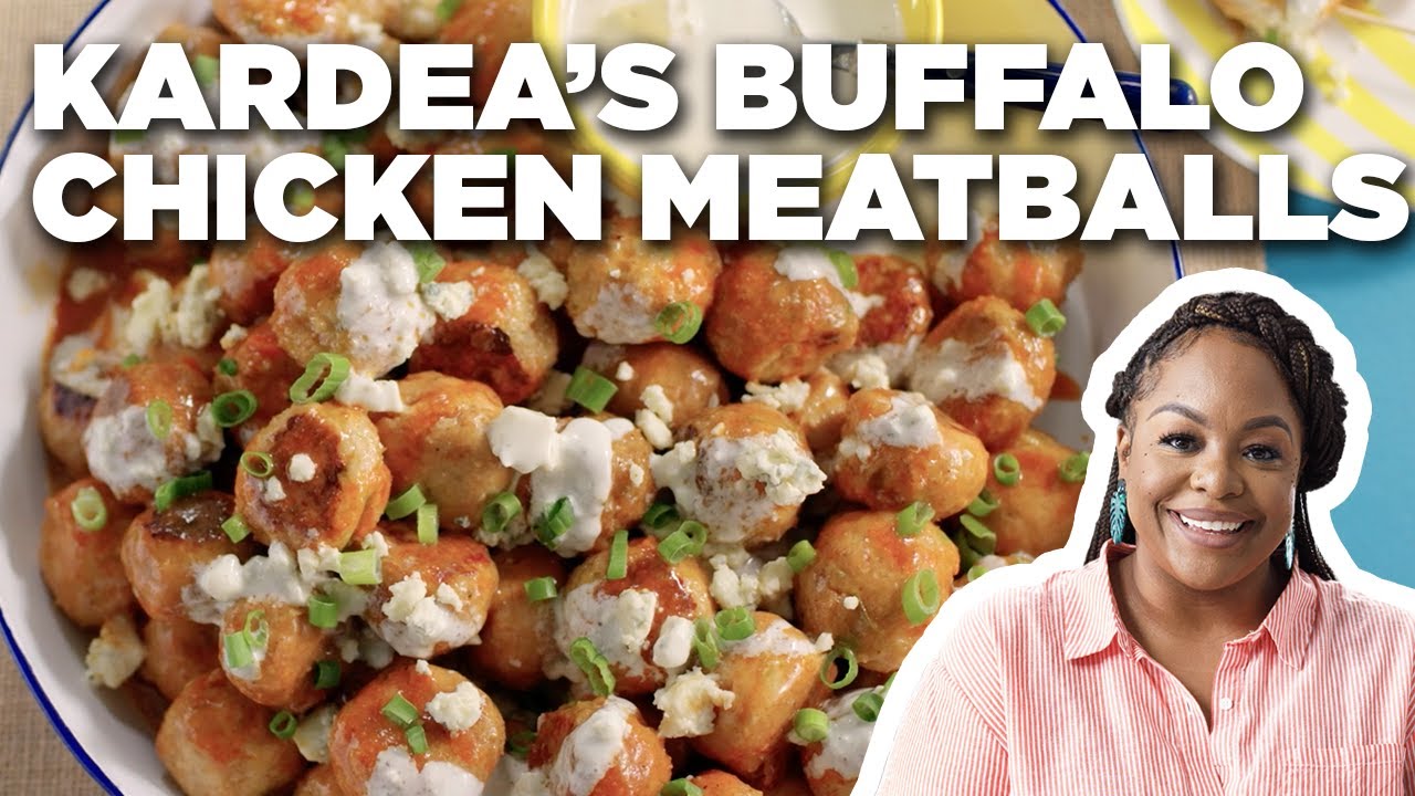 Kardea Brown's Buffalo Chicken Meatballs ​: Delicious Miss Brown : Food Network