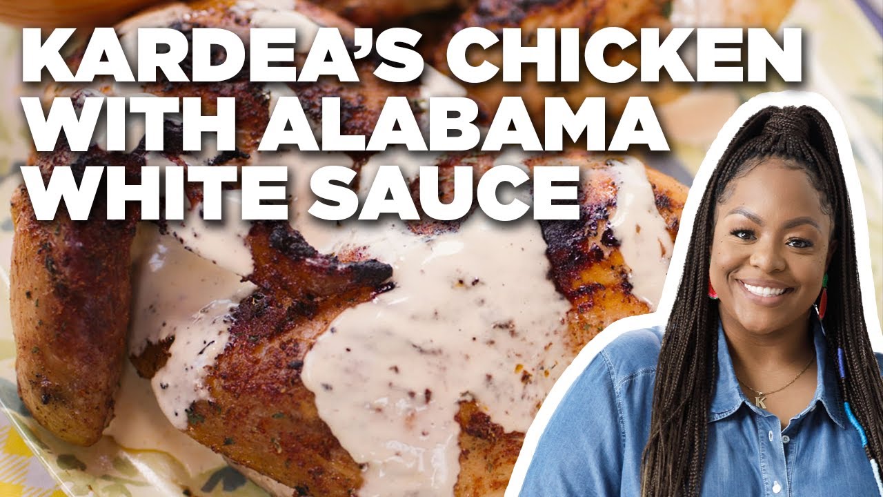 image 0 Kardea Brown's Grilled Chicken With Alabama White Sauce ​: Delicious Miss Brown : Food Network