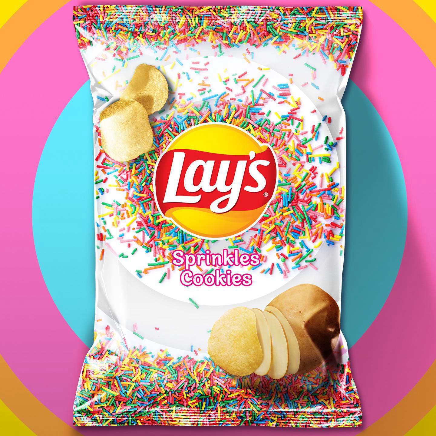 Lay's - These flavors may be fake, but things are about to get REAL *wink wink*
