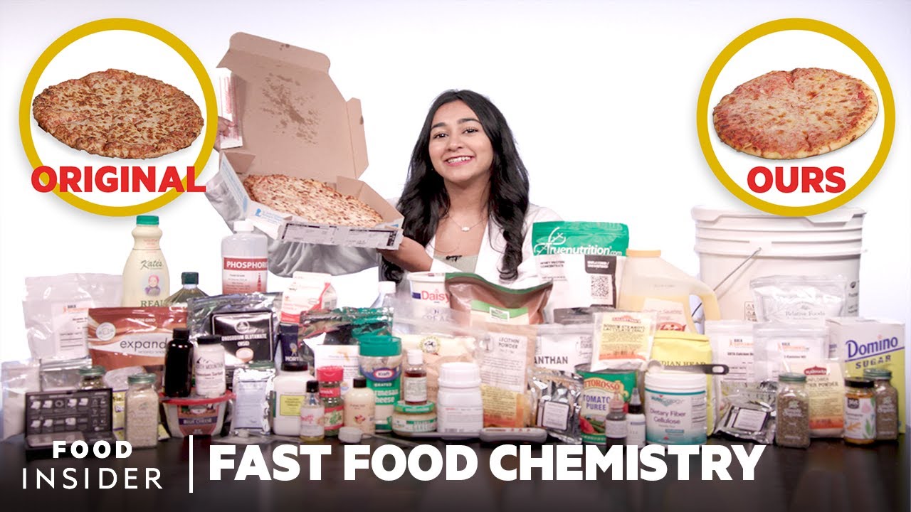 Making A Domino’s Pizza Using All 56 Ingredients : Fast Food Chemistry