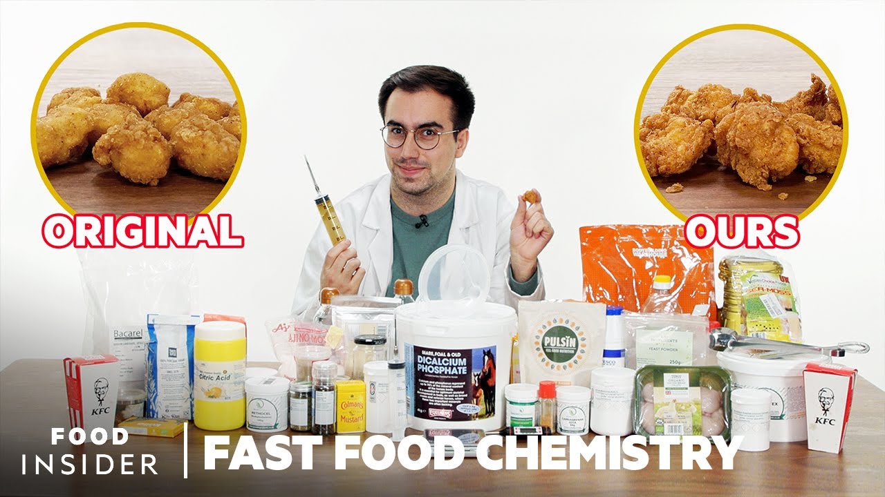 Making Us Popcorn Chicken Using All 42 Kfc Ingredients : Fast Food Chemistry