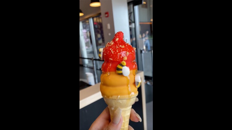 image 0 Mister Dips' Ice Cream Cones #shorts #foodinsider #icecream #nyc #fastfood