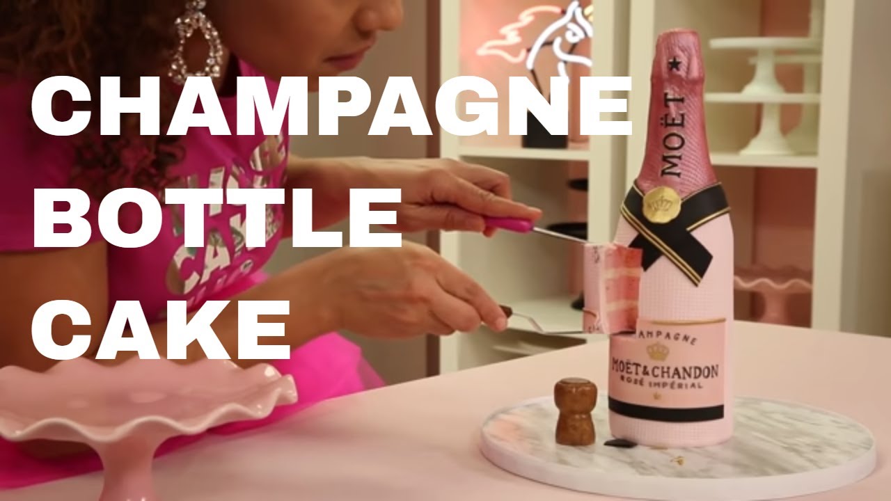 image 0 Moet Rose Champagne Cake?? : Prosecco Flavored! : How To Cake It With Yolanda Gampp