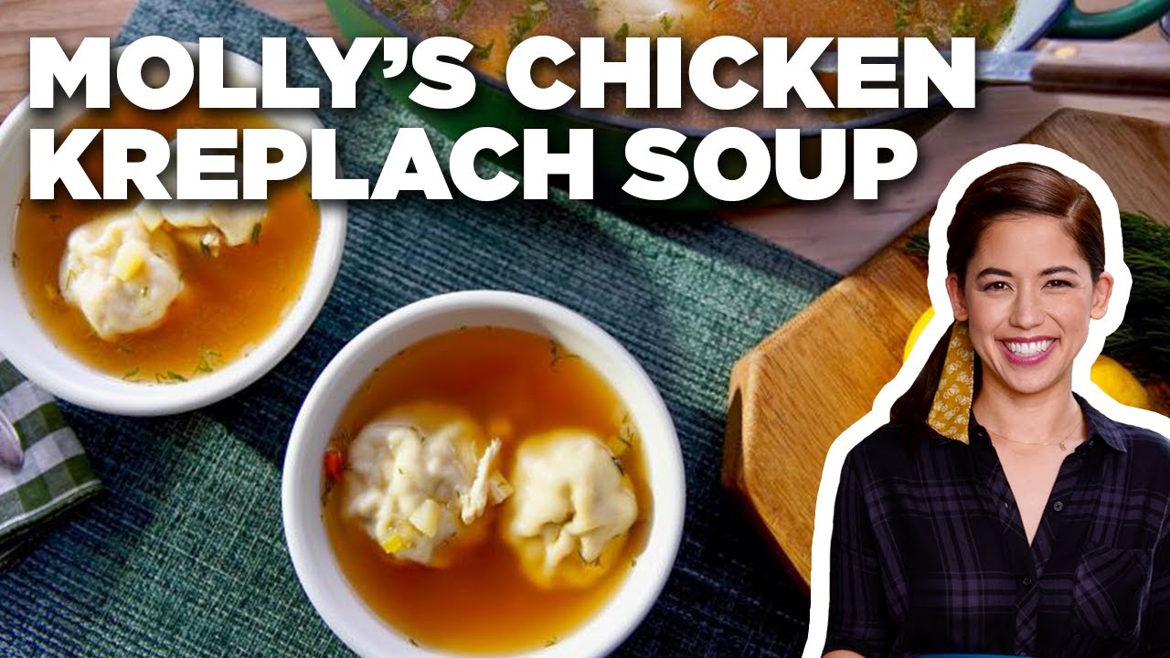image 0 Molly Yeh's Chicken Kreplach Soup : Girl Meets Farm : Food Network