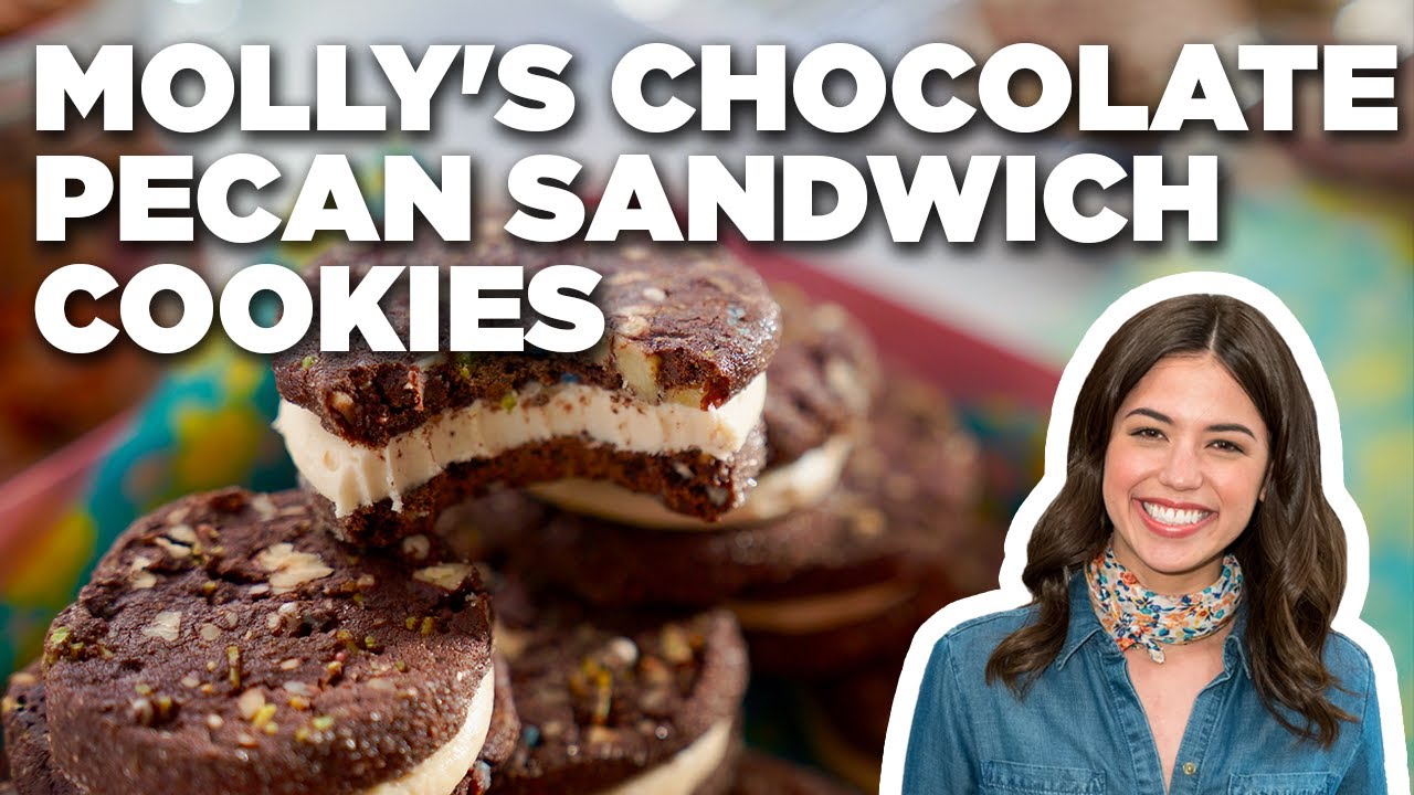 Molly Yeh's Chocolate Pecan Sandwich Cookies : Girl Meets Farm : Food Network