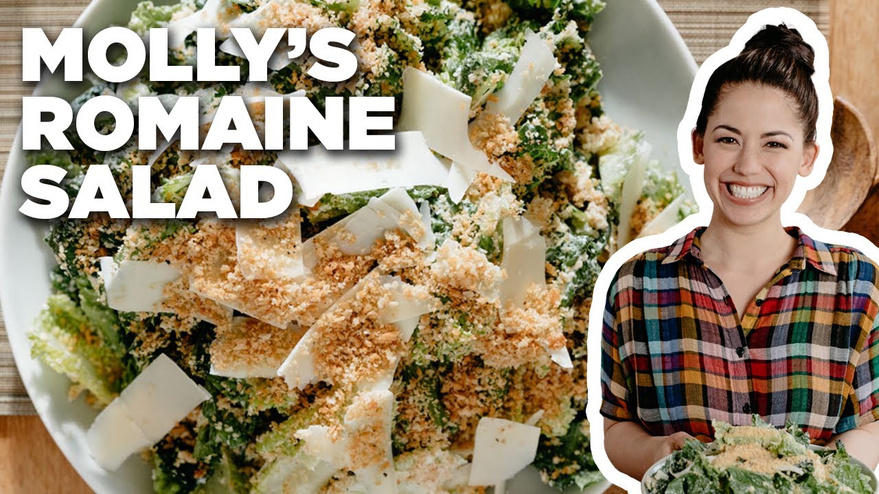 image 0 Molly Yeh's Romaine Salad With Breadcrumbs : Girl Meets Farm : Food Network