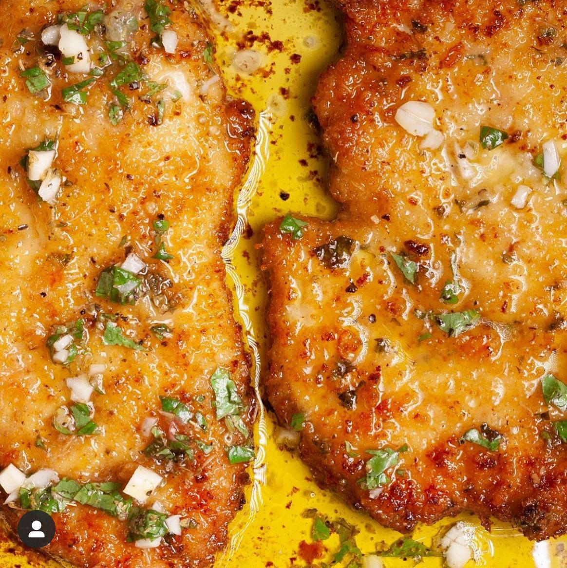 Official Foodie - brined n baked chicken cutlet