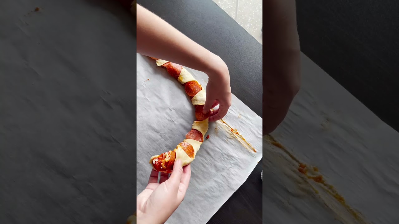 image 0 Pizza Candy Cane Crescent : Food Network