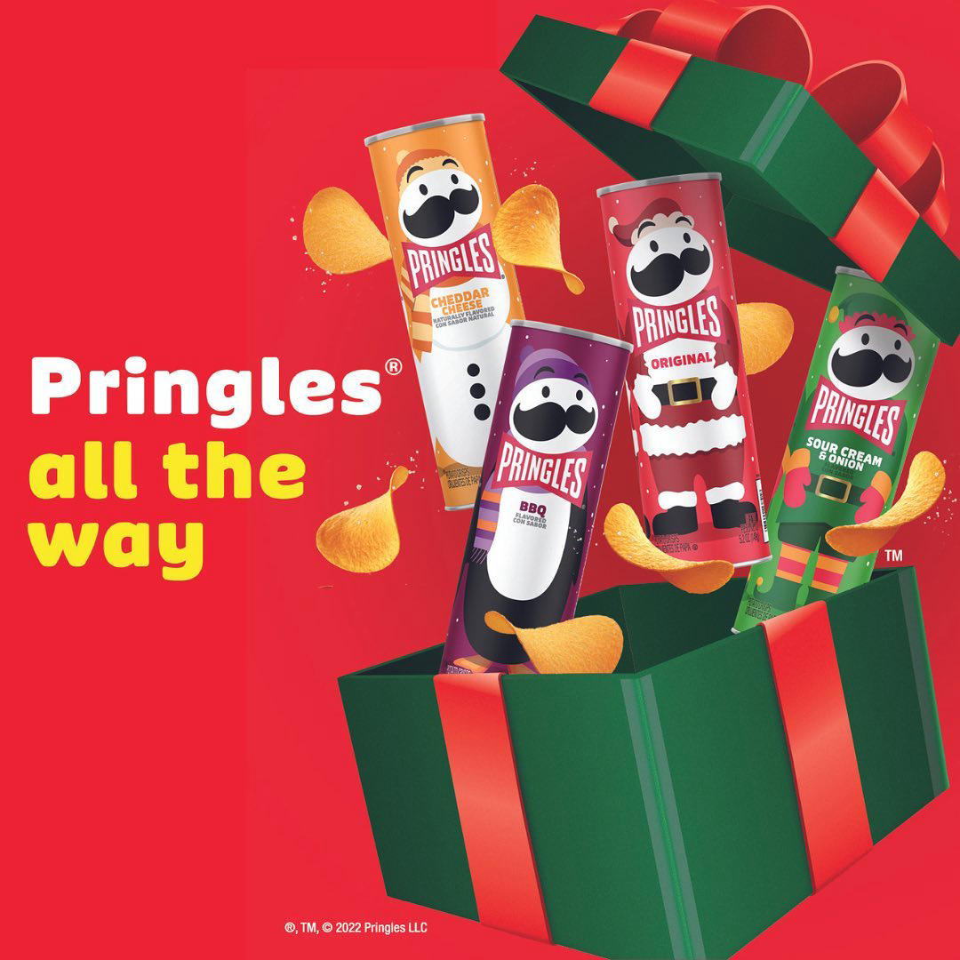 Pringles - Pop open a can of holiday spirit with limited edition Pringles