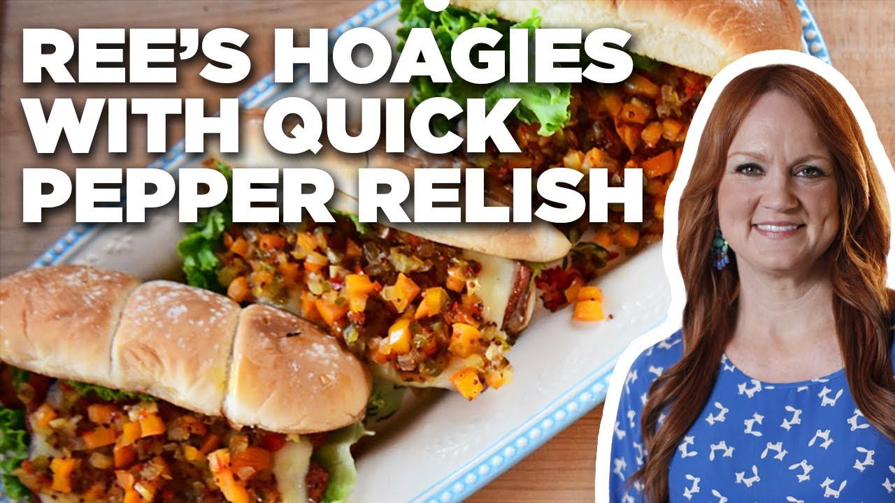 Ree Drummond's Hoagies With Quick Pepper Relish : The Pioneer Woman : Food Network