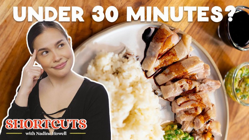 Rice Cooker Hainanese Chicken : Shortcuts With Nadine Howell