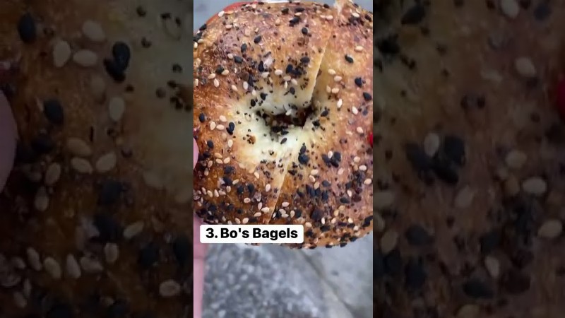 image 0 The Best Bagel In Nyc #shorts #foodinsider #bagels #foodies #nyc