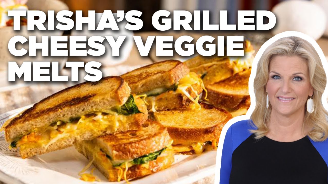 image 0 Trisha Yearwood's Grilled Cheesy Veggie Melts : Trisha's Southern Kitchen : Food Network