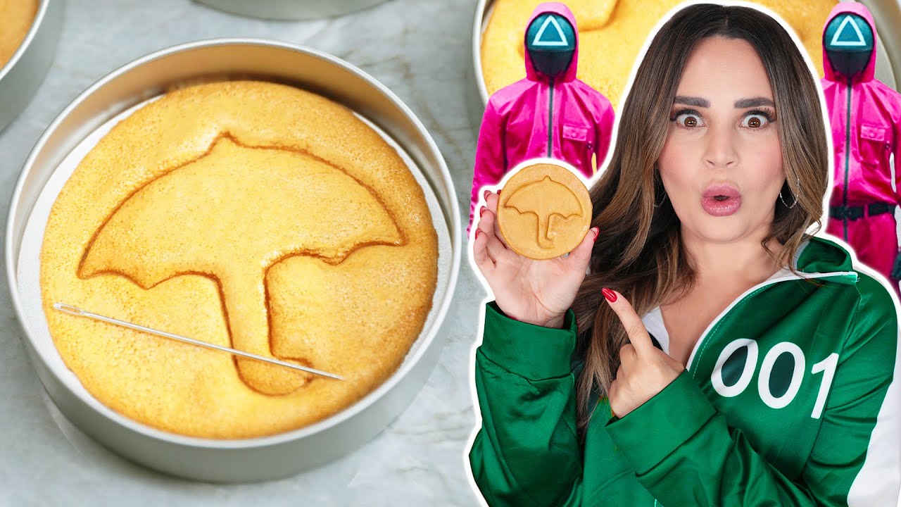 Trying The Squid Game Honeycomb Candy Challenge! + Recipe (dalgona) - Nerdy Nummies