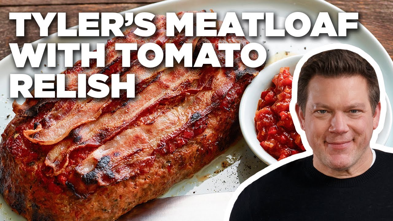 Tyler Florence's Dad's Meatloaf With Tomato Relish : Tyler's Ultimate : Food Network