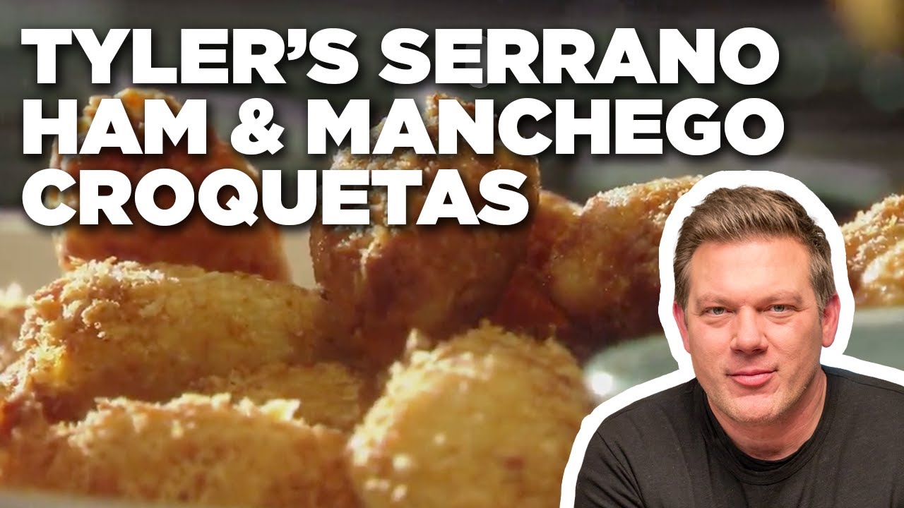 image 0 Tyler Florence's Serrano Ham And Manchego Croquetas : Tyler's Ultimate : Food Network