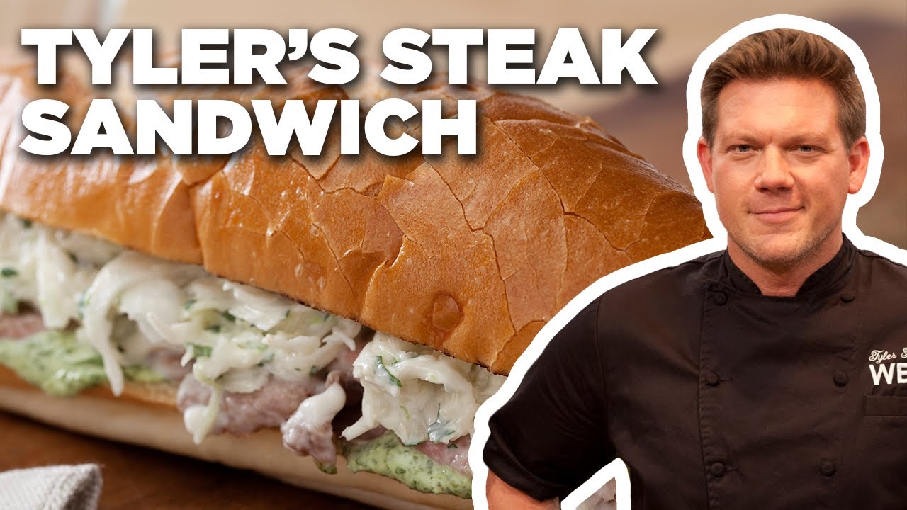 image 0 Tyler Florence's Ultimate Steak Sandwich : Tyler's Ultimate : Food Network