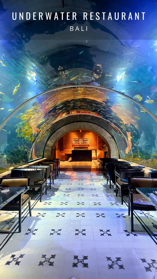 Underwater dining ✨ 2020’s Best Luxury Unique Experience