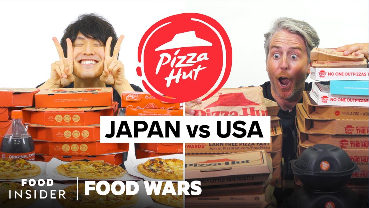 Us Vs Japan Pizza Hut : Food Wars