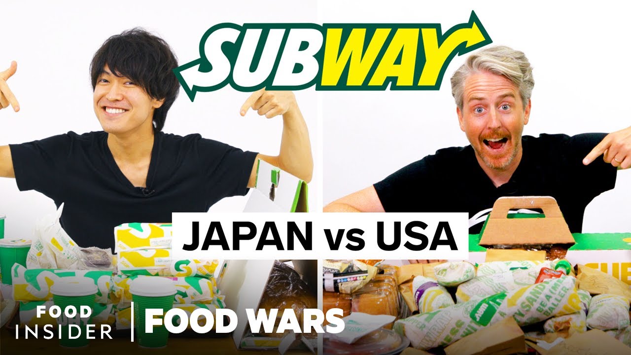 Us Vs Japan Subway : Food Wars