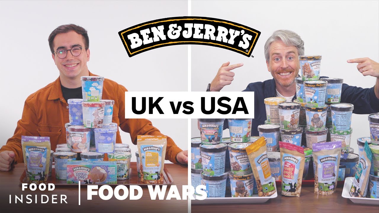 Us Vs Uk Ben & Jerry's : Food Wars