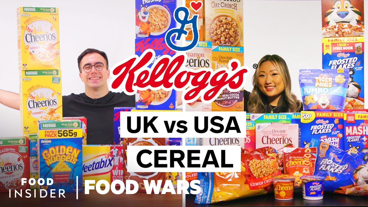 Us Vs Uk Breakfast Cereals : Food Wars