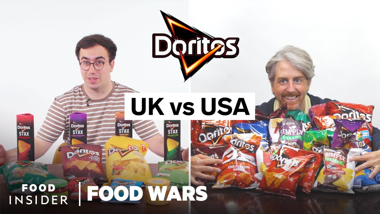 Us Vs Uk Doritos Chips : Food Wars